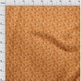 thumbnail image 3 of oneOone Polyester Spandex Orange Fabric Florals Sewing Craft Projects Fabric Prints By Yard 56 Inch Wide-2JS, 3 of 4