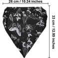 thumbnail image 2 of AWAYTR 3 Pcs Floral Elastic Hair Scarf Headbands Hair Bandanas Head Kerchief Bohemia Chiffon Turban Triangle Scarves, 2 of 9