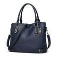 thumbnail image 1 of Bolso de mano para mujer, de piel, con asa superior, estilo vintage, suave, tipo bandolera, para hombro, 1 of 7