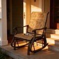 thumbnail image 7 of ChromaCore Outdoor Swing Glider Chair,W/Study Metal Frame for Garden for Backyard,Garden and Porch, 7 of 7