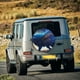 thumbnail image 5 of Balery Moonlit Blue Wolf Cubiertas para Neumáticos - Protector Resistente para Neumáticos de Camioneta, SUV, Remolque, Camper y RV-14 inch, 5 of 6