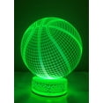 thumbnail image 5 of Basketball Ball 3D Night Light Multi Color Changing Illusion Lamp for Children Kids Girls Boys Sport Fan Gift Christmas Birthday Best Gifts, 5 of 6