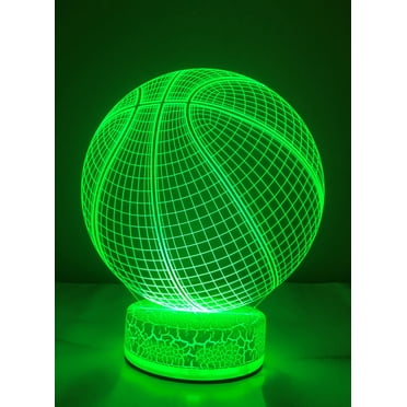 Clorurbanlive 3d Football Dallas Night Light 3d Illusion Lamp Remote