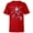 Red, variant on Thor Winter Snowflake Holiday Standard - Short Sleeve T-Shirt for Kids – Customized-Black