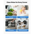 thumbnail image 2 of VEVOR Whole House Water Filter System, 3-Stage | Sediment, PHO, CTO | 4.5" x 20" Home Water Purifier Filter Reduce Chlorine, Bad Taste, Odor, Rust, Prevent Scale and Corrosion, 2 of 9
