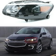 thumbnail image 6 of HOUGEET Headlights Fit for 2016-2018 Chevy Malibu Headlamp Assembly OE Halogen Driver Side Bulbs ABS, 6 of 8