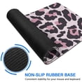 thumbnail image 6 of Long Mouse Pads for Desk,Pink and Black Of Leopard Print Desk Mats on Top Of Desks, Desk Mouse Pad Extra Large with 3mm Non-Slip Base and Stitched Edge for Gaming,Office,Work,Home 31.5"x11.8", 6 of 6