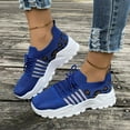 thumbnail image 2 of Chaussures de Marche Épaisses Léopard pour Femmes, Confortables, en Maille, Mousse à Mémoire, Entraînement, Tennis, Course, Espadrilles, 2 of 4