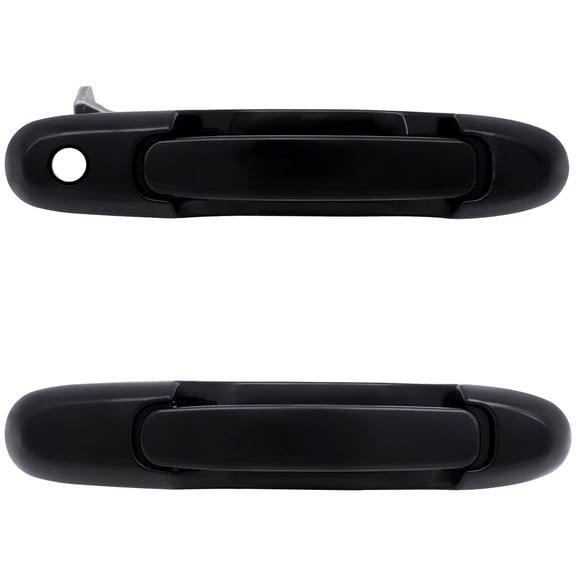 ECCPP Door Handles Exterior Outside Outer Passenger Right Side for 1998-2003 for Toyota Sienna black(2pcs)