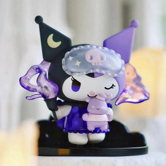 Genuine Sanrio Kawaii Kuromi Werewolf Series Blind Box Model Ornaments Toys Movable Doll Anime Character Mystery Box Gift