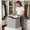 Gray, variant on Toralie Greys Arrows Wave Non-Woven Storage Bag, Quilt and Clothes Organizer, Washable Foldable Two-Way Zipper Storage Bin with Handles for Home Closets