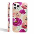 thumbnail image 1 of Tobelint Pink Flower Case for iPhone 11 Pro Max,Aesthetic Colourful Floral Pattern Bumper Case Cover, 1 of 5