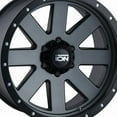 thumbnail image 2 of Ion 134 20X10 5X127 -19Et 83.82Cb Matte Gunmetal/Black Beadlock, 2 of 3