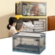 thumbnail image 1 of Caja de almacenamiento portátil Baoblaze Cubo de almacenamiento plegable Azul oscuro, 1 of 8