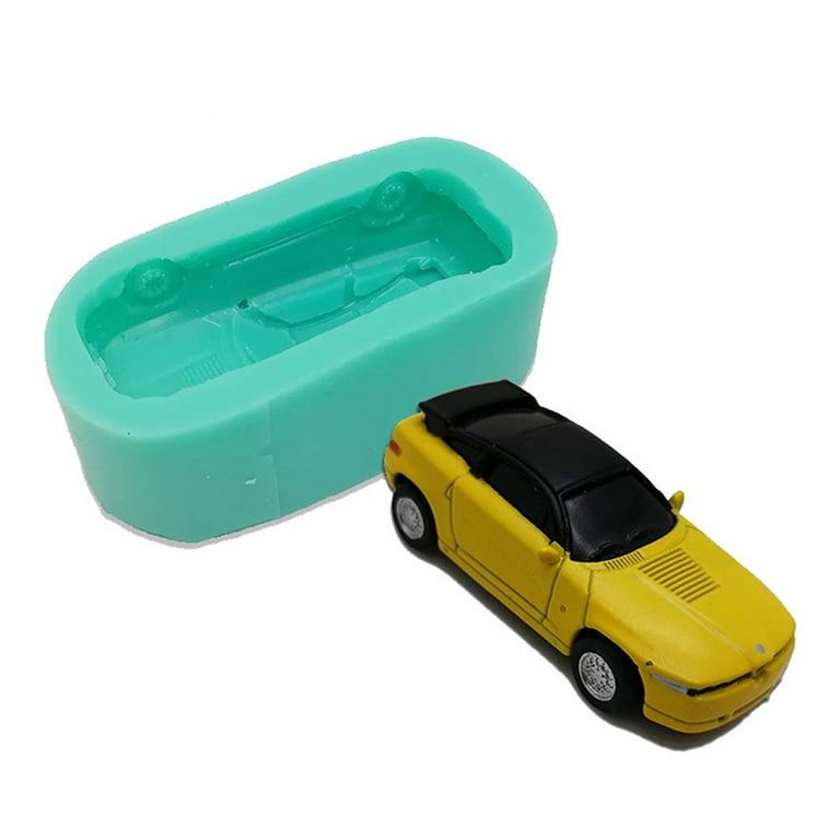 Racing Car Shape Cake Decoration Food Grade Silicone Molds 