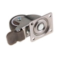 thumbnail image 3 of Base de goma resistente de giratorias del cojinete con la placa superior 1,25 pulgadas 125 pulgadas Cola Ruedas giratorias, 3 of 7
