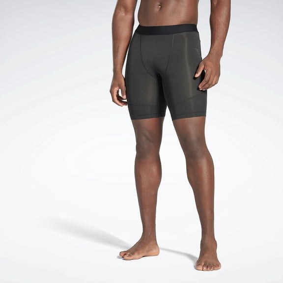 Reebok Apparel Men's Id Train Compr Brief Zia Black , Xstp Reg US