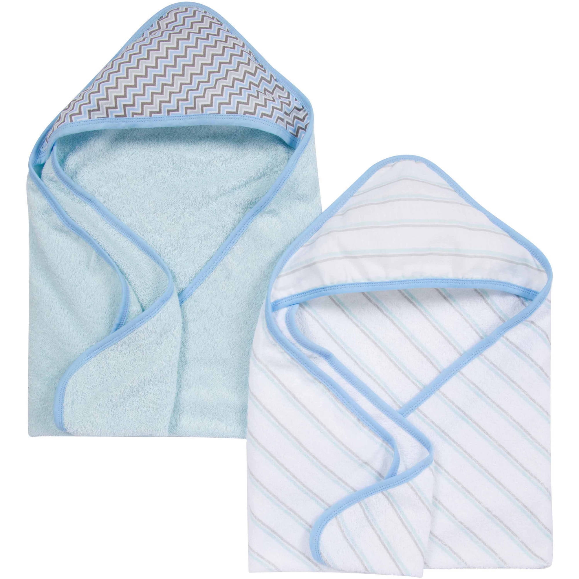 MiracleWare Muslin Cotton Hooded Towels, 2pk