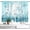 Blue Beach Turtles, variant on Farmhouse Farm Kitchen Curtains Rustic Vintage Cute Animal Short Curtains for Windows Country Cow Barn Buffalo Checked Windmill Rod Pocket Small Cafe Window Treatment Drapes 2 Panels (26x36 Inch)