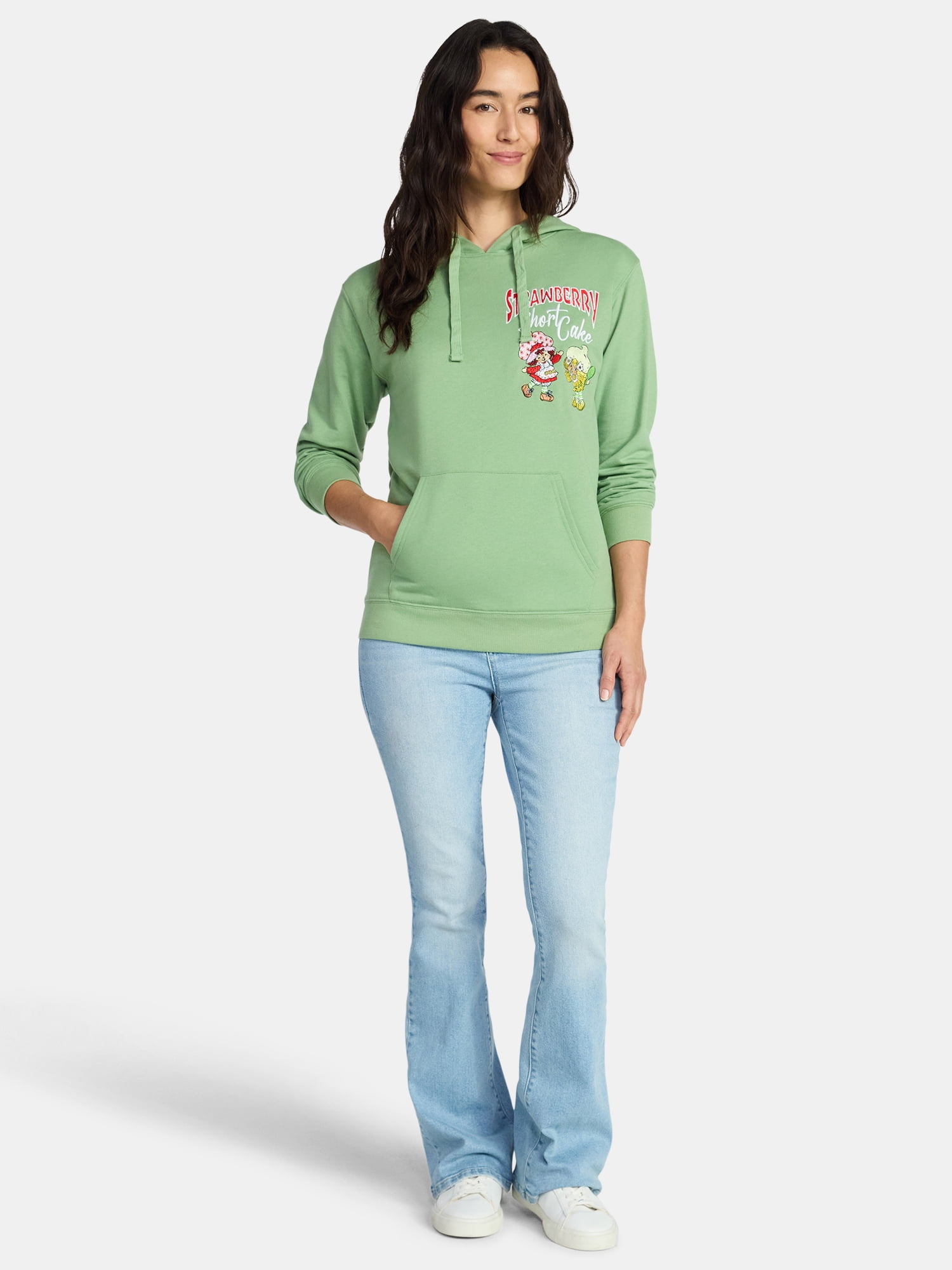 Strawberry Shortcake Women's Hoodie with Long Sleeves, Sizes XXS-XXL