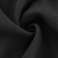 thumbnail image 5 of Women's Plus Size Cotton Linen Tops Loose Flowy Blouses Solid Short Sleeve Comfy Basic Tunics Tee Shirts for Summer, 5 of 5