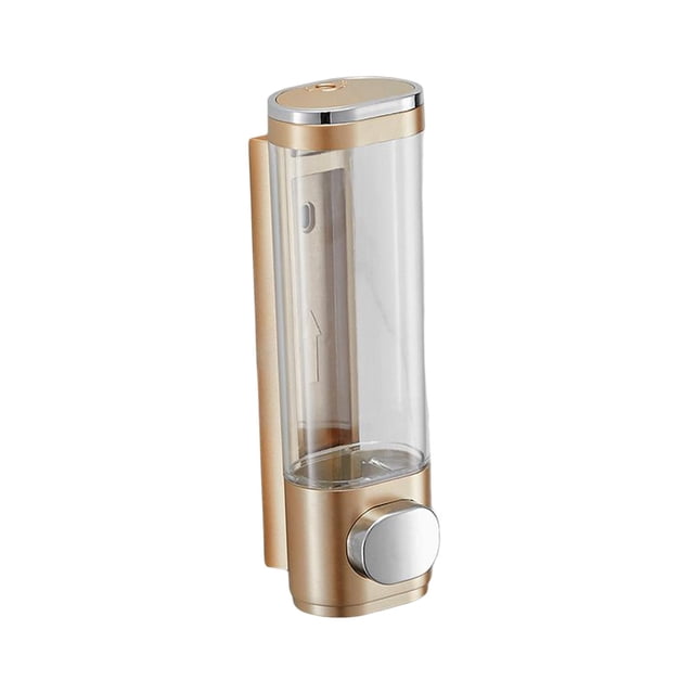 Dispensador de jabón líquido de pared para baño y hogar. Soltero de oro