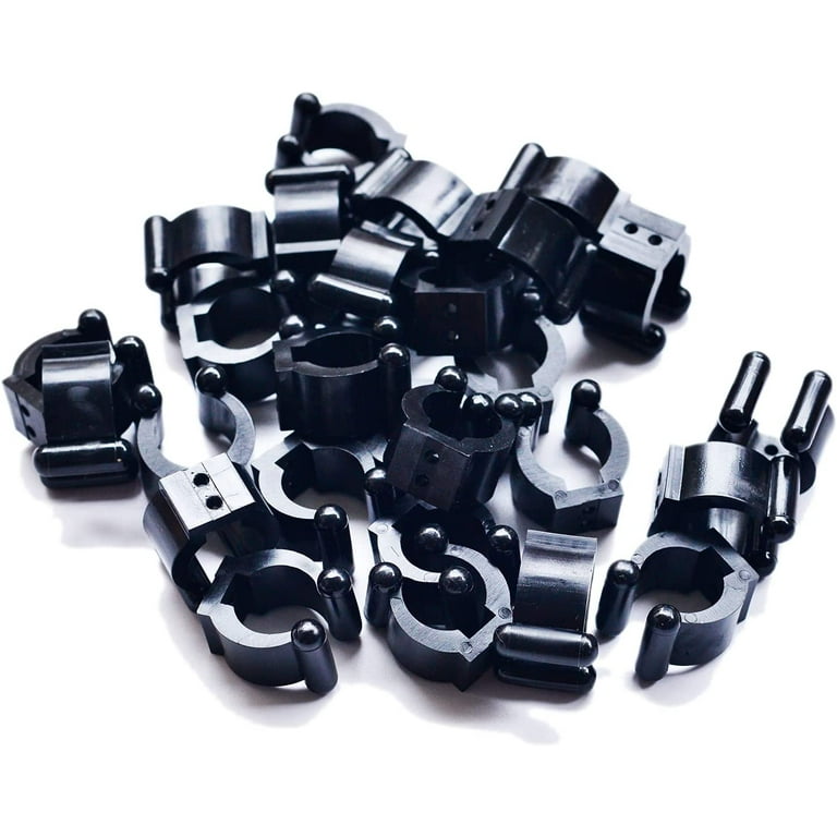 Mantouxixi 20/40 Pcs Fishing Pole Rod Holder Clips Rubber,Billiards Snooker  Cue Locating Clip Holder Regular Fishing Rod Storage Clips Black for Pool  Cue Racks 