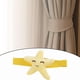 thumbnail image 5 of Abrazaderas elásticas para cortinas de ventana, correas para cortinas, alzapaños para cortinas Estrella amarilla, 5 of 9