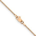 thumbnail image 4 of Auriga 14K Rose Gold .8mm Box Chain Necklace 24inch for Women, 4 of 6
