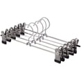thumbnail image 3 of 10 Pack Stainless Steel Pants Hangers With Clips Clothes Hangers 474, 3 of 4