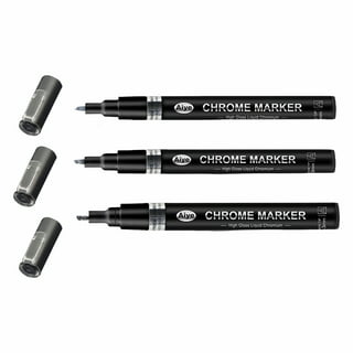 Mairbeon Marker Pen Waterproof High-gloss DIY Supplies Liquid Chrome Paint  Pen for Model 