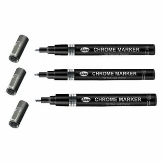 Mairbeon Marker Pen Waterproof High-gloss DIY Supplies Liquid Chrome Paint  Pen for Model