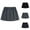 Gray, variant on Girls Clothes Skirts Pleated Skirt Kids Tennis Elastic Waist Uniform Skirt Size 2T-17, Black