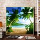 thumbnail image 4 of Pintura al óleo de árbol de coco de playa por números arte de pared dibujos para colorear DIY FLhrweasw Nuevo, 4 of 9