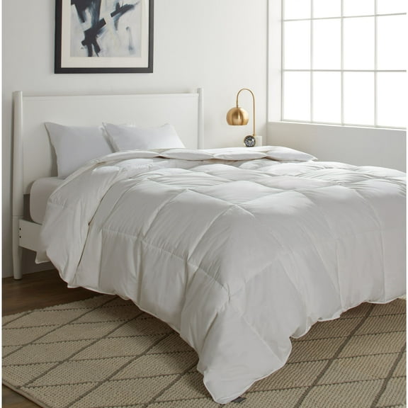 Elle Dcor White Feather & White Goose Comforter, Full/Queen