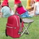 thumbnail image 4 of Aire Libre, Mochi con Taburete, Sil de Camping Y Mochi, Sil Plegable para Camping, Picnic, , Senderismo, Py Rojo Soledad Mochila de pesca, 4 of 7