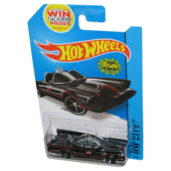 Hot Wheels HW City (2013) Black TV Series Batmobile Toy Car 65/250