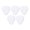 Silver, variant on BESTSKY 5Pcs Guitar Picks,Abs Plastic Design Guitar Accessories,Stable Playing Improved Grip Guitar Pick,Silver