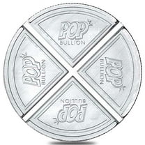 1 oz Pop Bullion Divisible Silver Round .999 Fine