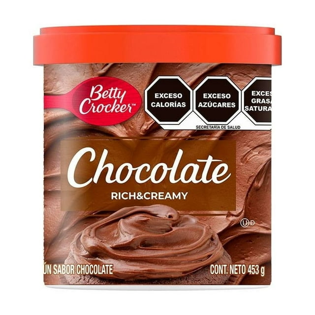 Betún Betty Crocker rich & creamy sabor chocolate 453 g