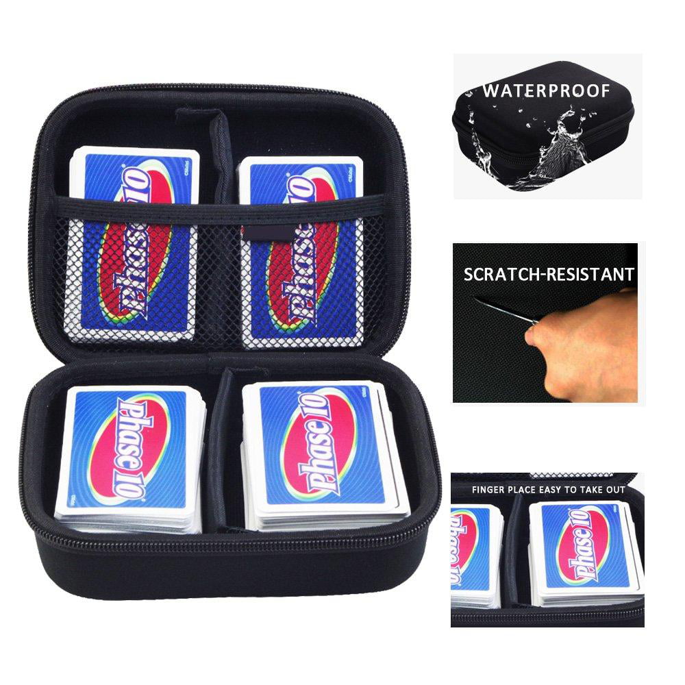 adada Hard Travel Case for Phase 10 Card Game Only Case