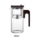 thumbnail image 2 of Toystoory Tetera de vidrio resistente al calor con colador de té de acero inoxidable elegante y de tetera Teteras 800ml, 2 of 6