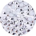 thumbnail image 1 of 4500 piezas SS12 0.118 in diamantes de imitación planos para uñas, manualidades, purpurina, gemas redondas, cristales, ropa, zapatos (plata), 1 of 5