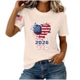 thumbnail image 5 of Afelkas 250th Anniversary Shirt for Women 4th of July Shirt Celebrate 250 Years 1776-2026 250th Birthday of America Patriotic Tee 250 Merchandise Crewneck Short Sleeve Top, 5 of 6