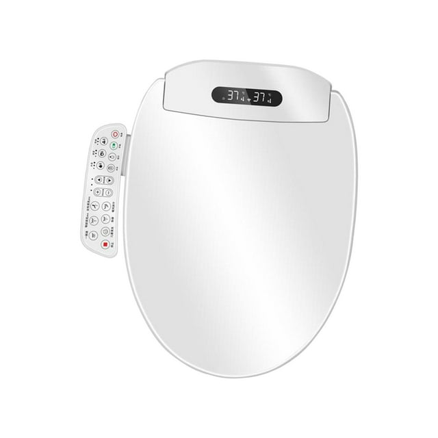 Abbracc Bidet Toilet Seat Waterproof Panel Buttons Silent Slow Drop Toilet Lid Cover Multifunctional