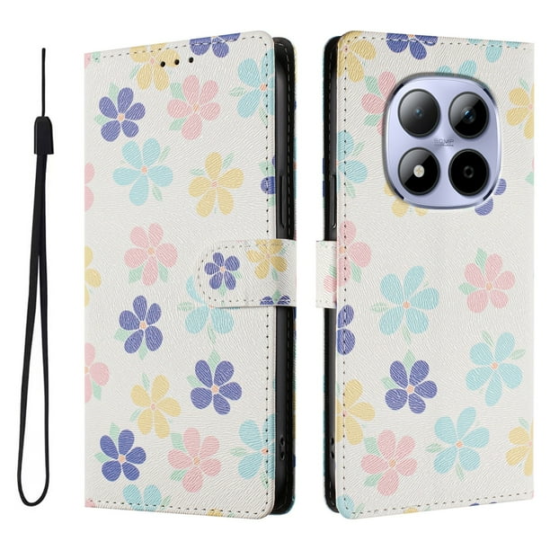 FOXDOCK Funda Tipo Cartera para Xiaomi Redmi Note 15 5G con Soporte y Correa – Diseño de Patrones Lindos
