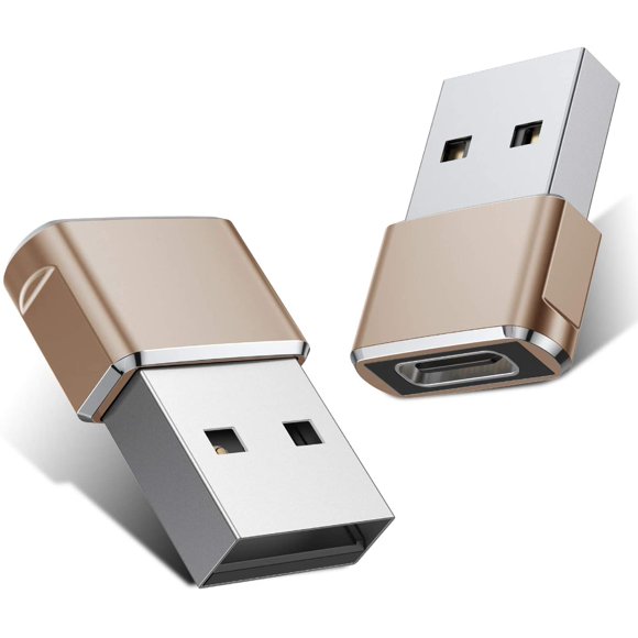USB C Female to USB Male Adapter 2 Pack,Type A Charger Cable Adapter for iPhone 11 12 Mini Pro Max,Airpods M1 iPad 2021,Samsung Galaxy Note 10 S20 Plus 20 S21 21 FE Ultra,13 12S,Google Pixel 5 4 3 XL
