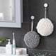 thumbnail image 5 of Juego de 2 toallas de chenilla, toallas de baño de microfibra, toallas absorbentes, toallas colgantes para cocina, baño e inodoro (blanco, gris), 5 of 5
