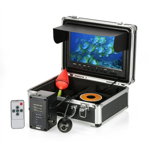 Underwater Fishing Camera 9" Color LCD Large Screen Monitor Waterproof 1000TVL HD Fishfinder 30M Fish Finder / ,Cool Gifts for Fishing