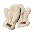 thumbnail image 4 of Guantes de mujer Fernando Calentador de manos suave informal para clima frío Beige, 4 of 8